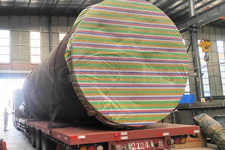 Rotary Drum Dryer for MSW has Been Shipped to Indonesia