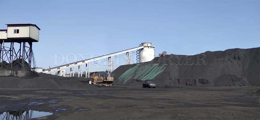 Mongolia 1100 T/D Fly Ash Drying Site