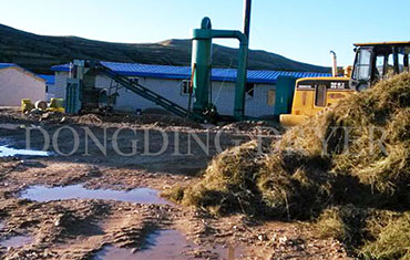 3TPH Ningxia Alfalfa Grass Dryer Site