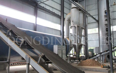 Anhui 6T/H Sawdust Rotary Dryer Site