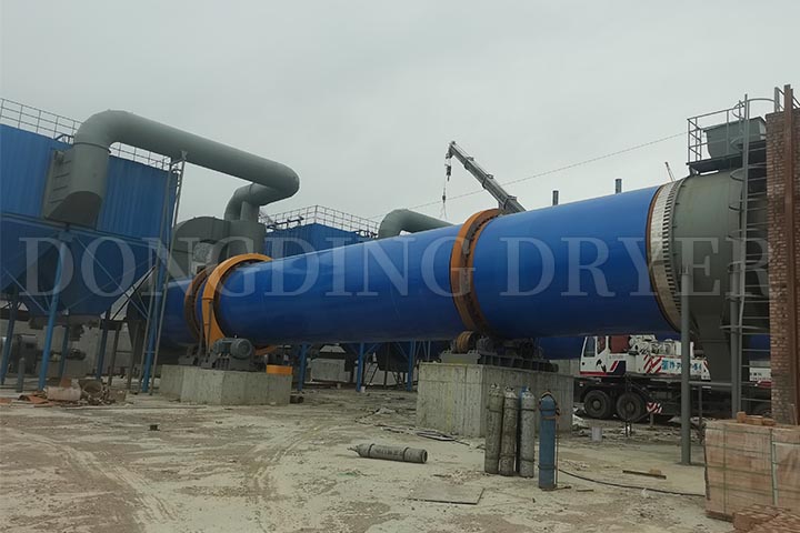 Phosphate Dryer Plant is Under installation