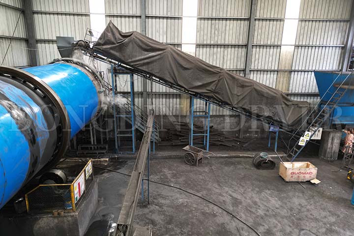 250t/d.Steam Tube Rotary Dryer for Coal Processing